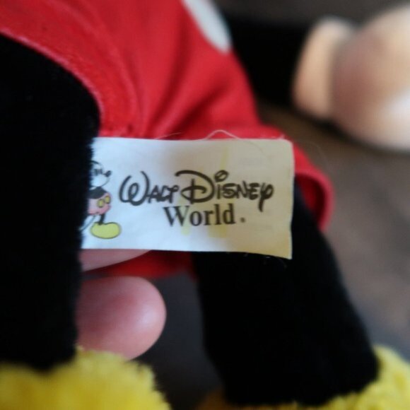 Authentic Walt Disney World Parks 15" Mickey Mouse Plush Stuffed Large Toy - Picture 2 of 6